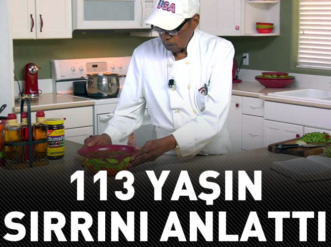 113 yaşın sırrını anlattı