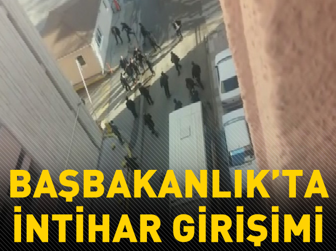 Başbakanlık'ta intihar girişimi