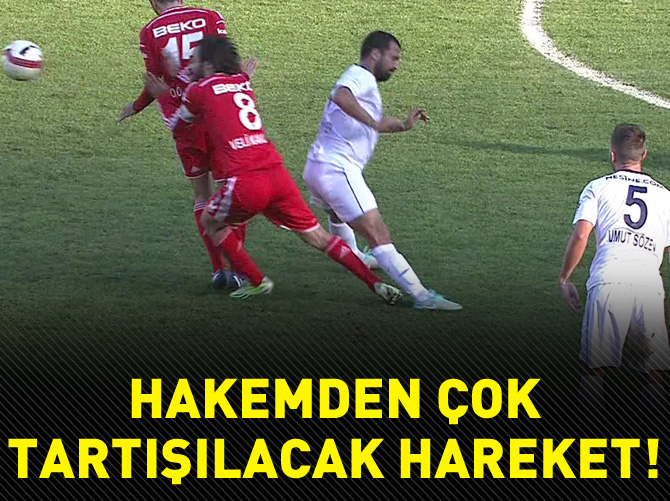 Beşiktaş - Adana D.S maçında çok tartışılacak olay