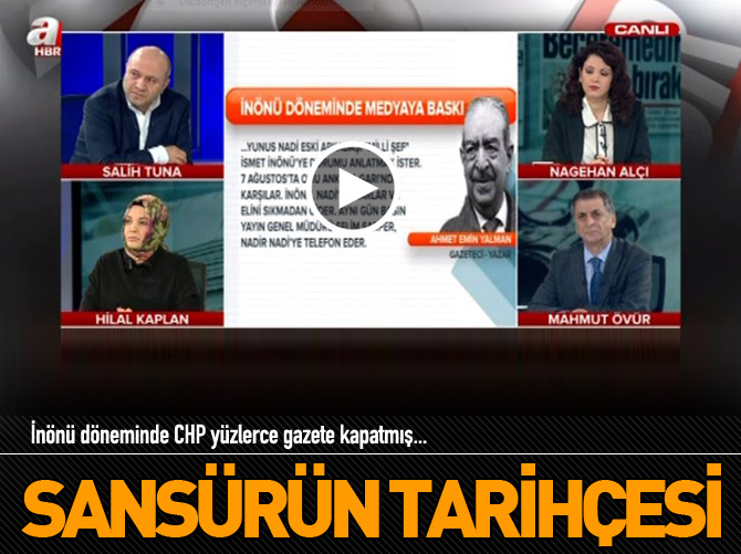 İnönü döneminde medyaya baskı!