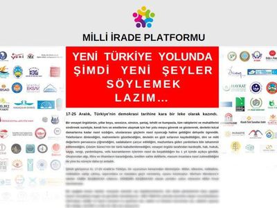 150 STK'dan "milli irade" vurgusu