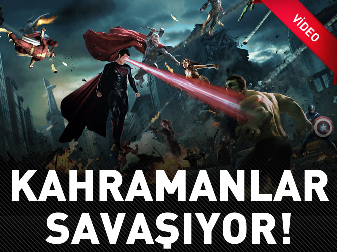 Marvel ve DC kahramanları savaşıyor!