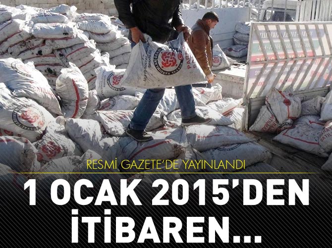 Devletten fakir ailelere yarım tonluk kömür desteği