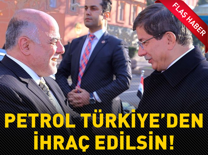 İbadi: Petrolün Türkiye'den geçmesini istiyoruz