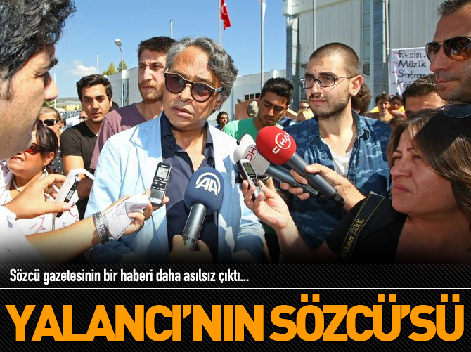 Sözcü'ye yalanlama!
