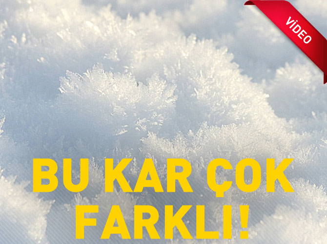 İşte Kars'ın kristal karı
