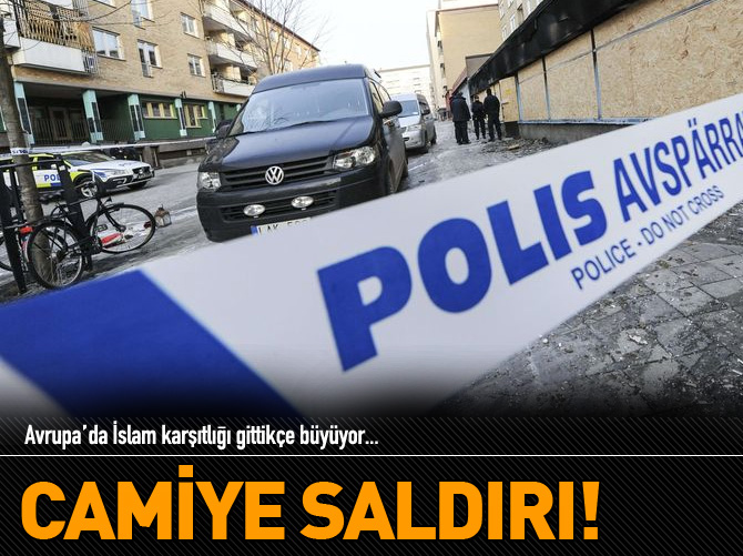 İsveç'te bir camiye daha saldırı