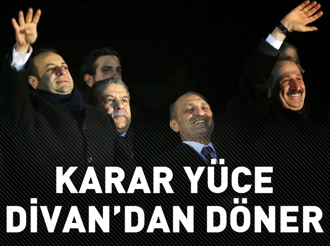 "Karar 'Yüce Divan'dan döner!"