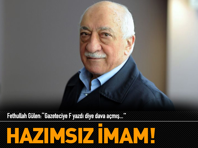 Fethullah Gülen ağzını açan dava açıyor!