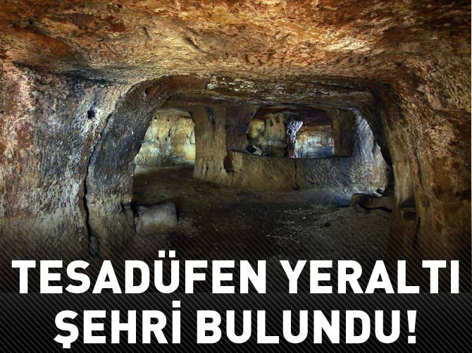 Nevşehir'de tesadüfen yeraltı şehri bulundu!