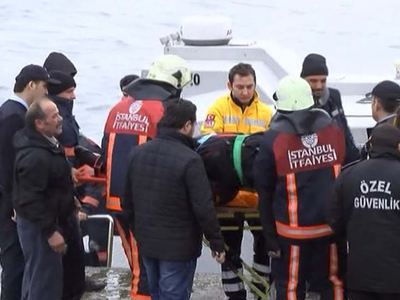 İstanbul'da bir kadını dalgalar yuttu