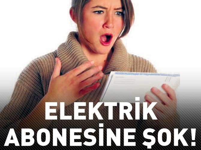 Elektrik abonesine yeni şok!