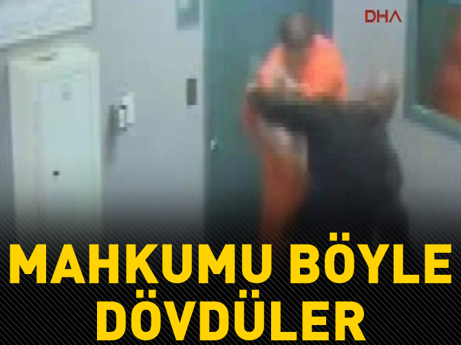 Mahkuma dayak güvenlik kamerasında