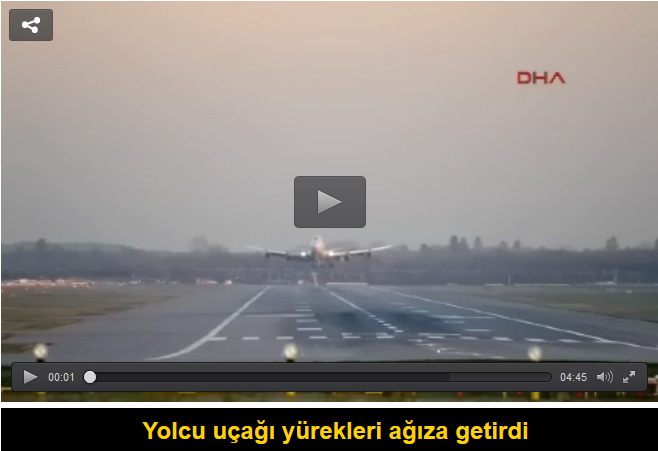 Londra’da dev yolcu uçağı Gatwick Havaalanı’na acil iniş yaptı