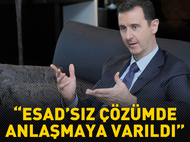 "Esad'sız çözümde anlaşmaya varıldı"