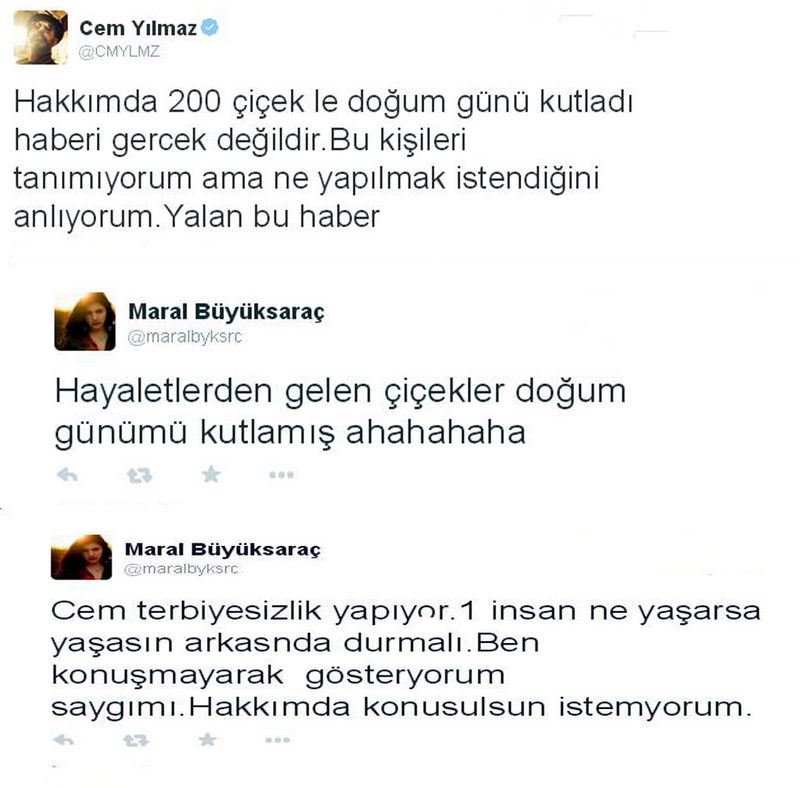 Cem Yılmaz ile Maral Büyüksaraç'ın 'nezaket' tweetleri - 2