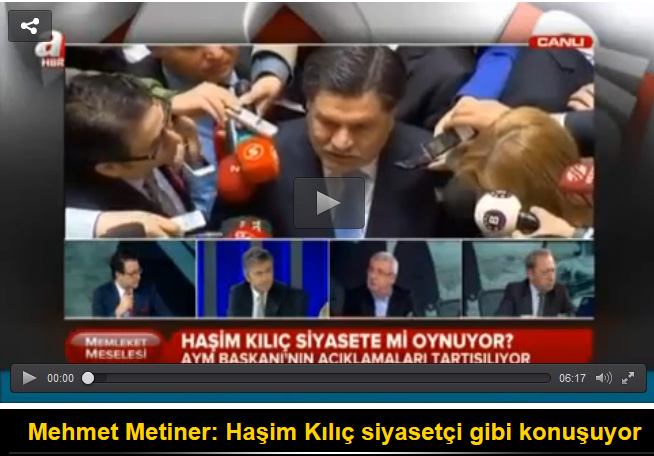 Haşim Kılıç siyasetçi gibi konuşuyor