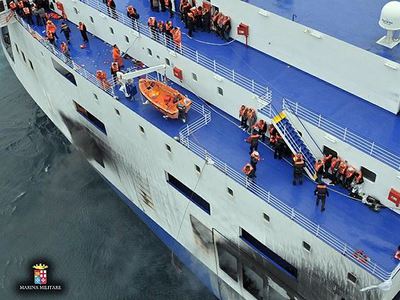 Yanan feribotta Türk yolcu hayatını kaybetti