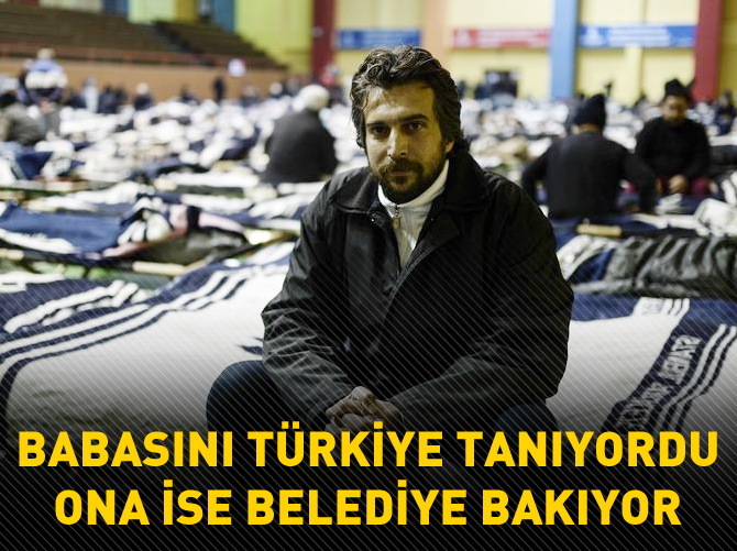 Selçuk Parsadan'ın oğlu, belediyenin kimsesizler salonuna sığındı