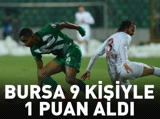 Bursa'da puanlar paylaşıldı