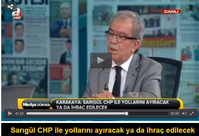 Sarıgül CHP ile yollarını ayıracak ya da ihraç edilecek