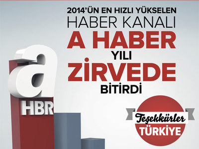 Türkiye 2014’te A Haber’i izledi