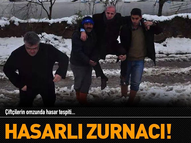 Çiftçilerin omzunda hasar tespiti