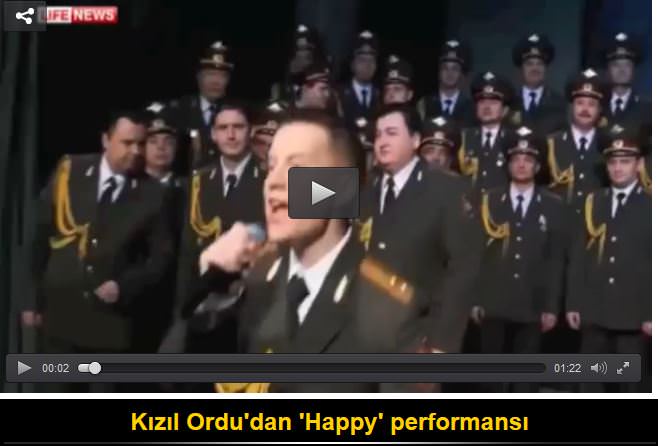 Kızıl Ordu'dan 'Happy'