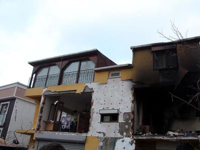 Tuzla'da doğalgaz patladı