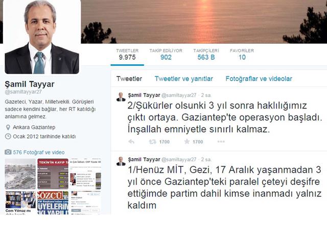 Şamil Tayyar’dan sitemli mesaj