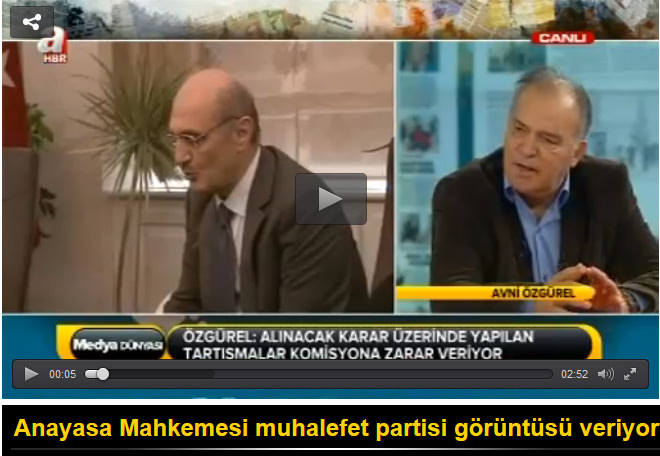Anayasa Mahkemesi muhalefet partisi görüntüsü veriyor