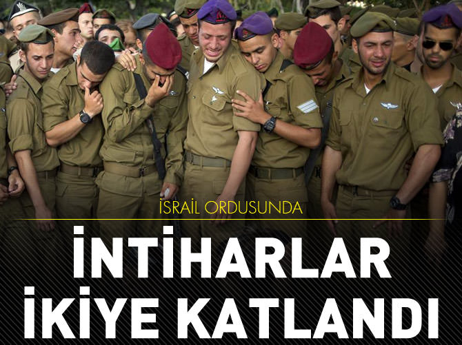 İsrail ordusunda intiharlar ikiye katlandı