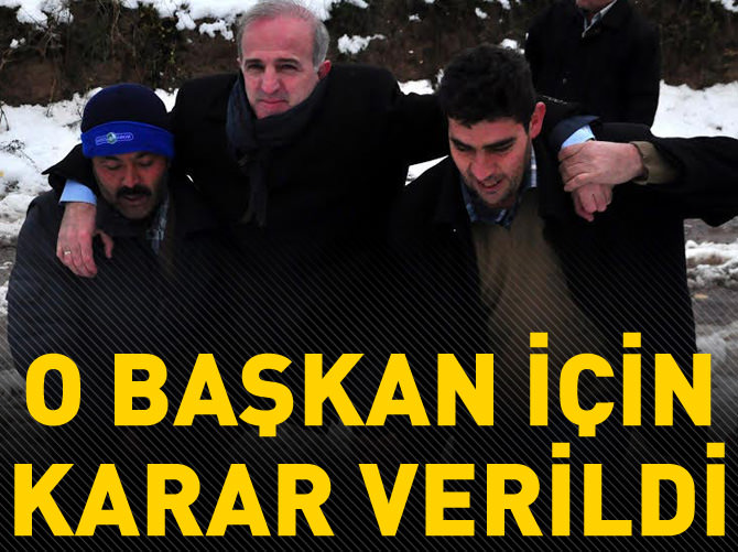 O başkan görevden alındı