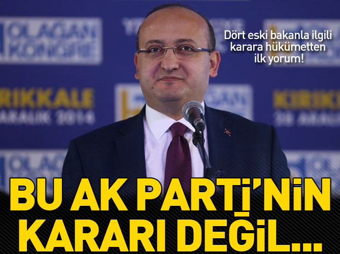 Komisyon kararına hükümetten ilk yorum!