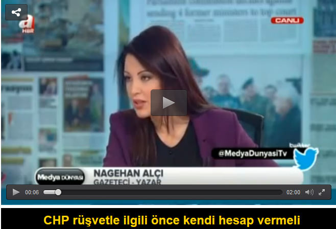 CHP rüşvetle ilgili önce kendi hesap vermeli