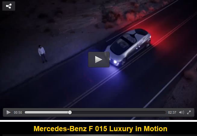 Mercedes'ten geleceğin otomobili: F015 Luxury in Motion