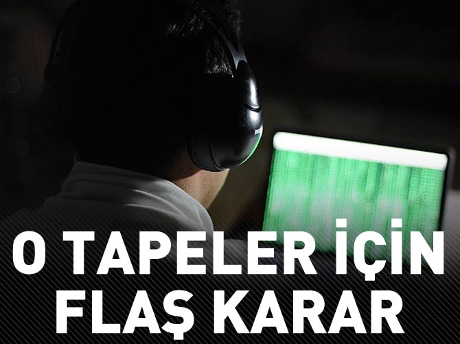 Komisyondan tapeler için imha kararı çıktı