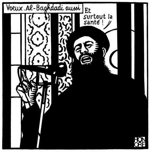 Charlie Hebdo saldırıdan önce Bağdadi karikatürü paylaşmıştı