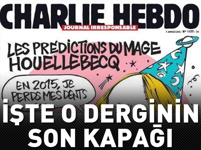 İşte Charlie Hebdo'nun son kapağı