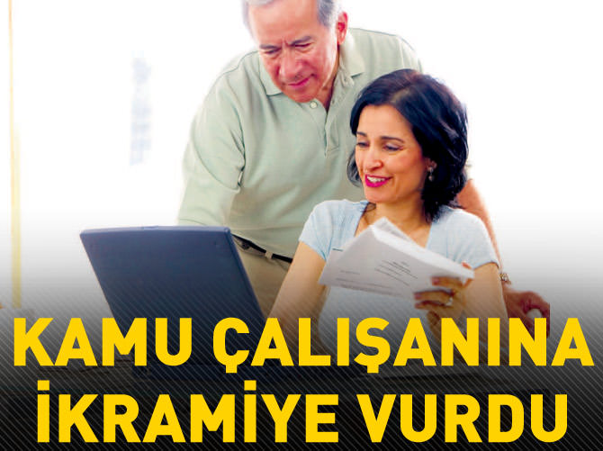 Kamu çalışanına ikramiye vurdu