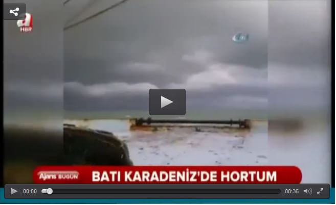 Açık denizde hortum dehşeti - 1