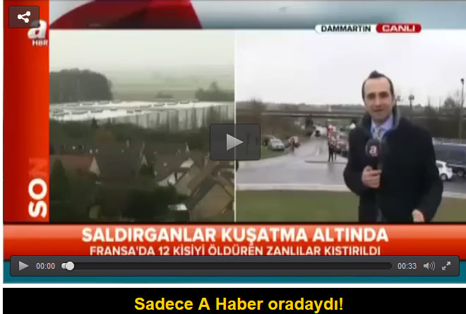 Polis Charlie Hebdo saldırganlarını kuşattı