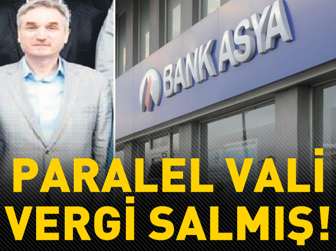 Paralel vali vergi salmış