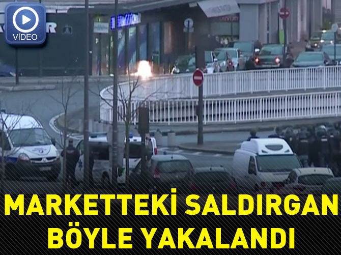 Market baskınının yeni görüntüleri