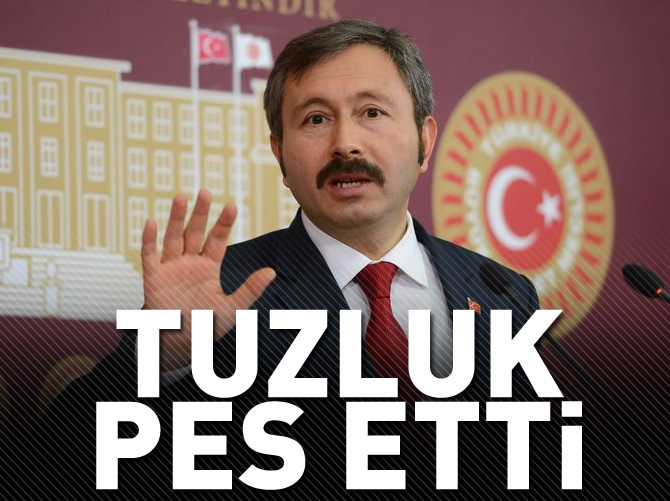 Tuzluk vekil pes etti