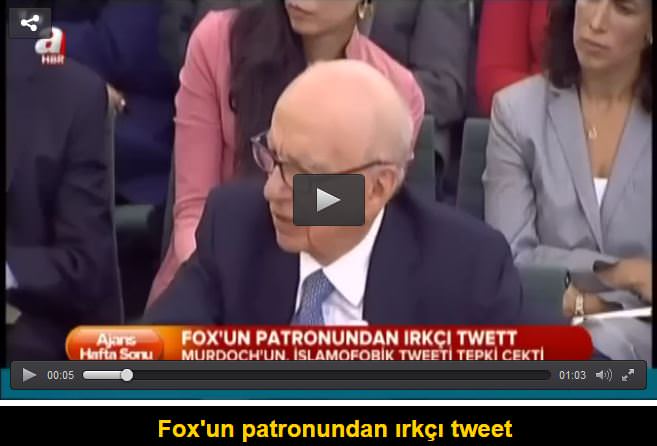 Fox'un patronundan ırkçı tweet