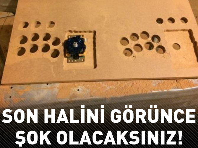 Kendine oyun makinesi yaptı