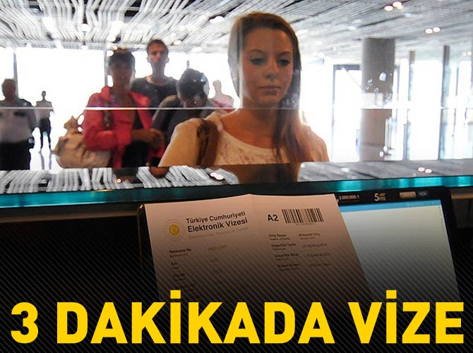 e-Vize'ye 6,1 milyon başvuru yapıldı