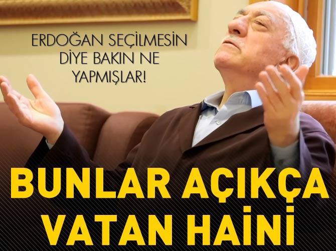 Erdoğan seçilmesin diye bunu da yapmışlar!