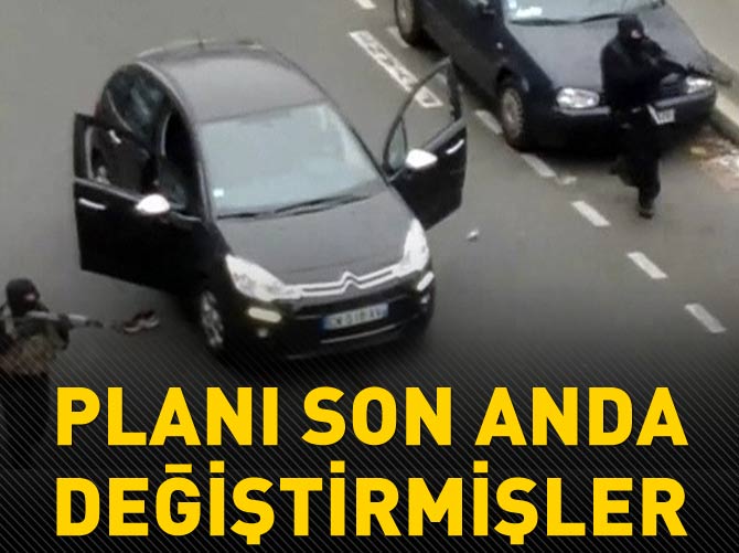 Charlie Hebdo'ya saldırı planı son anda değişmiş